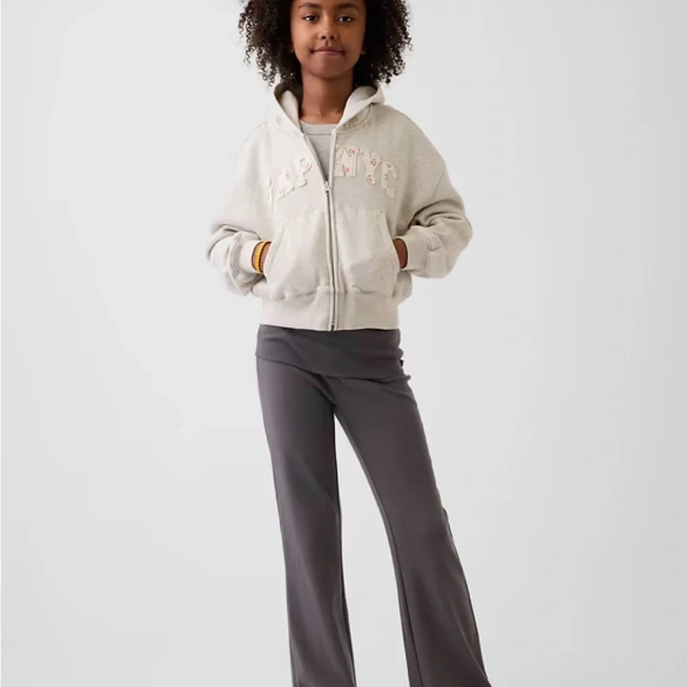 GAP Teen Gray Flared Kids Yoga Leggings